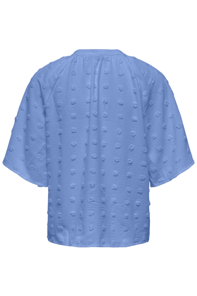ONLIVANA LIFE 34 DOBBY V-NECK TOP W 15353159 PROVENCE